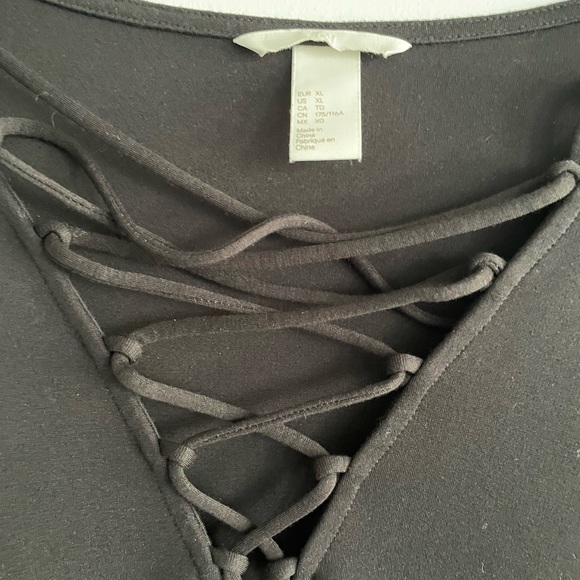 H&M Black Top XL - Picture 3 of 4